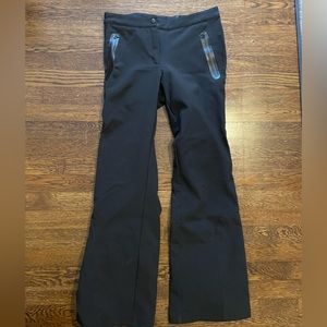 Black ski pants fit and flare ski/ snowboard